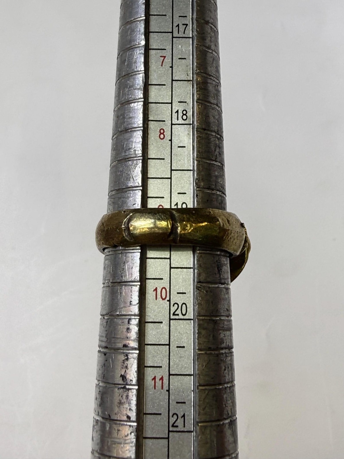 Antique Greek Bactrian Bronze Ring – Indo Intaglio Ring Size 9 US
