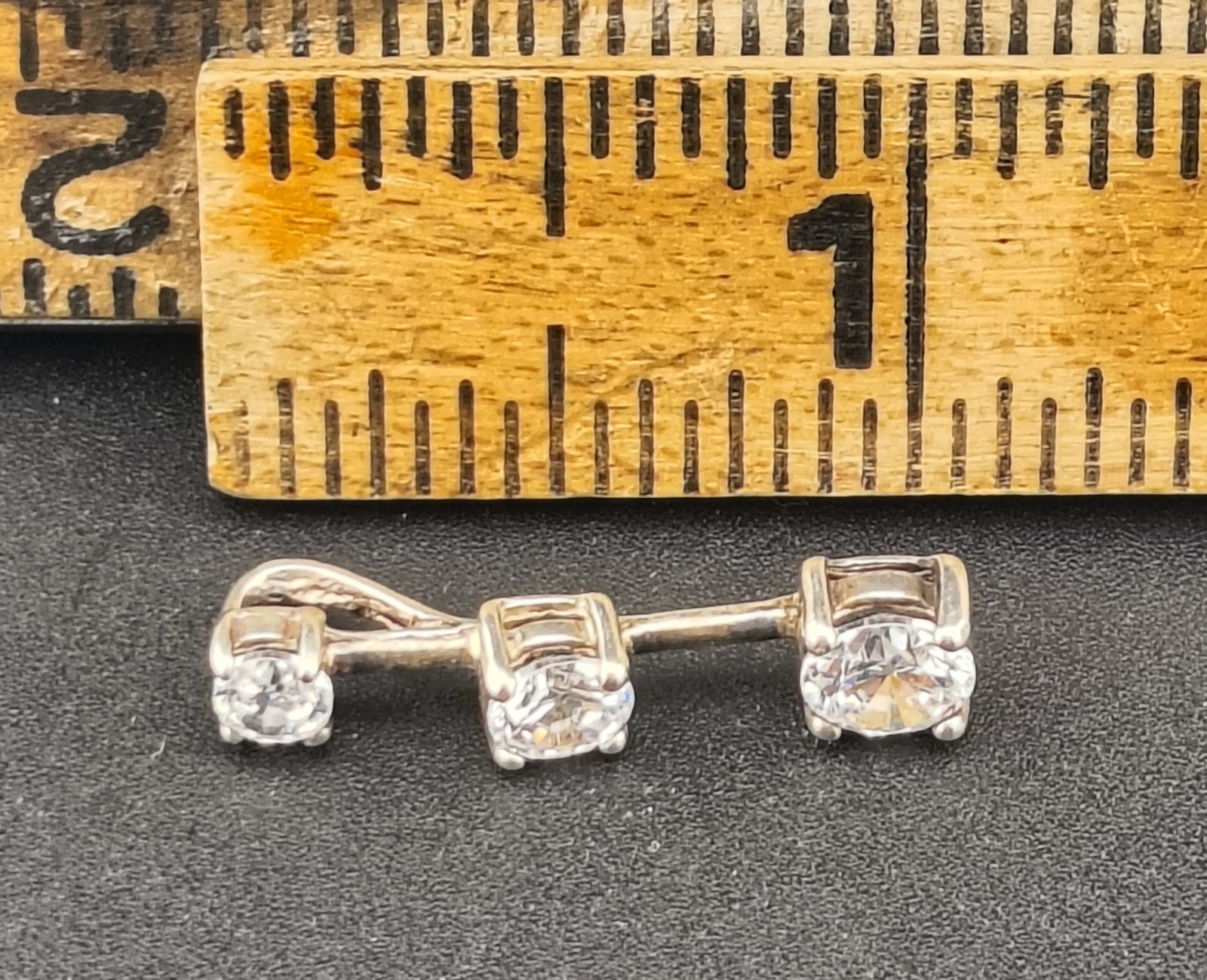 Sterling Silver 925 Pendant Lot 7pc 18g Multi Stone CZ Pearl Peacock Heart