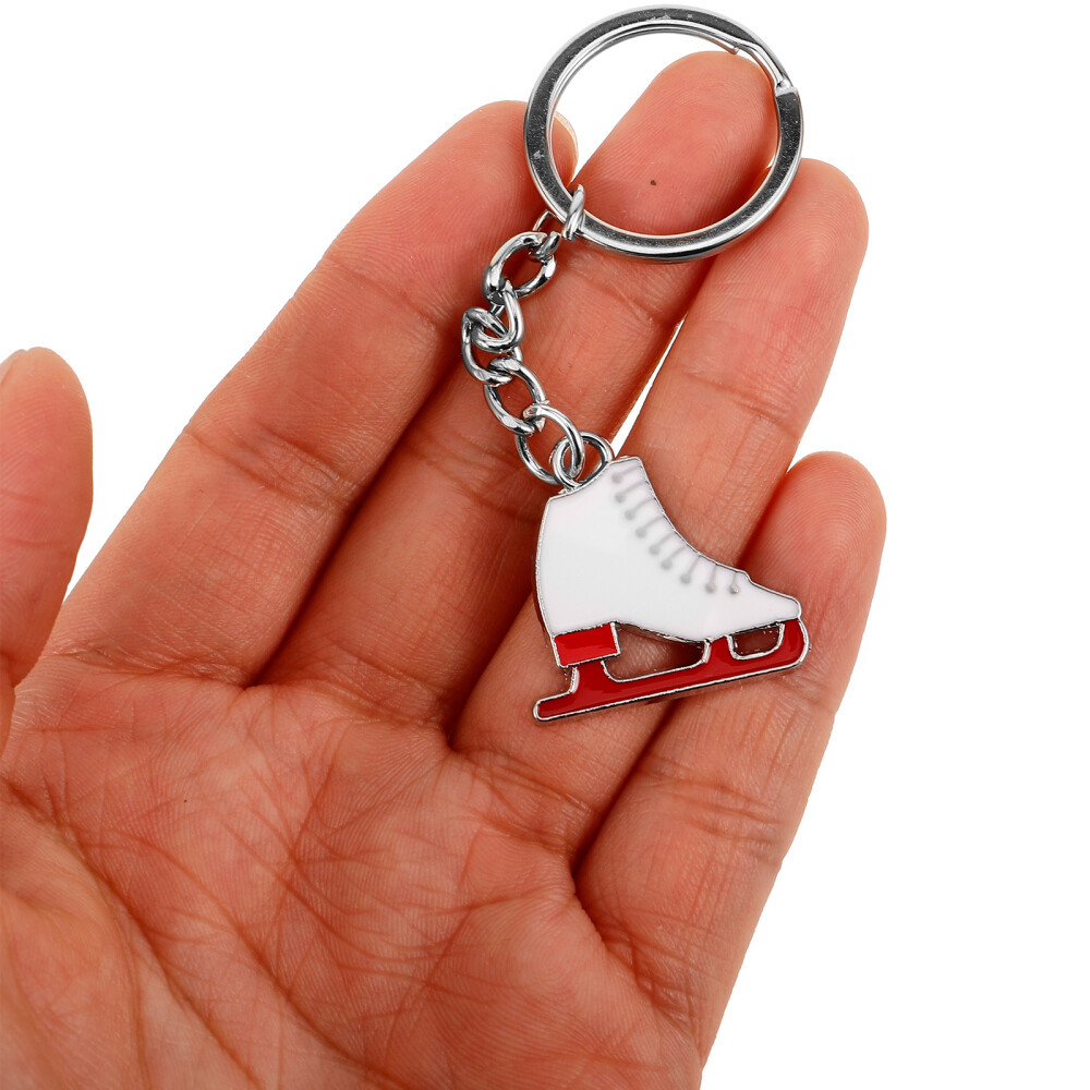 Alloy Key Chain Wear-resistant Zinc Alloy Roller Skate Decorative Bag Pendants