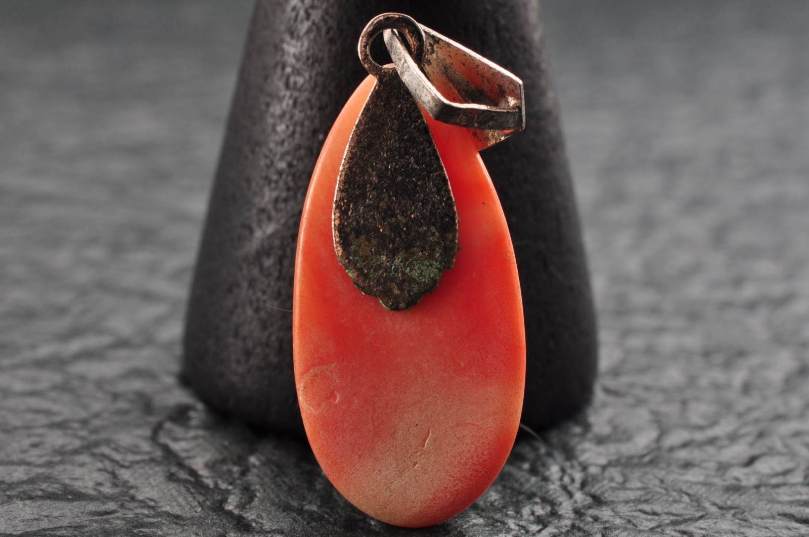 Japan vintage Coral Carved 6 items Pendant (78.0ct) Certificate Japanese motif.