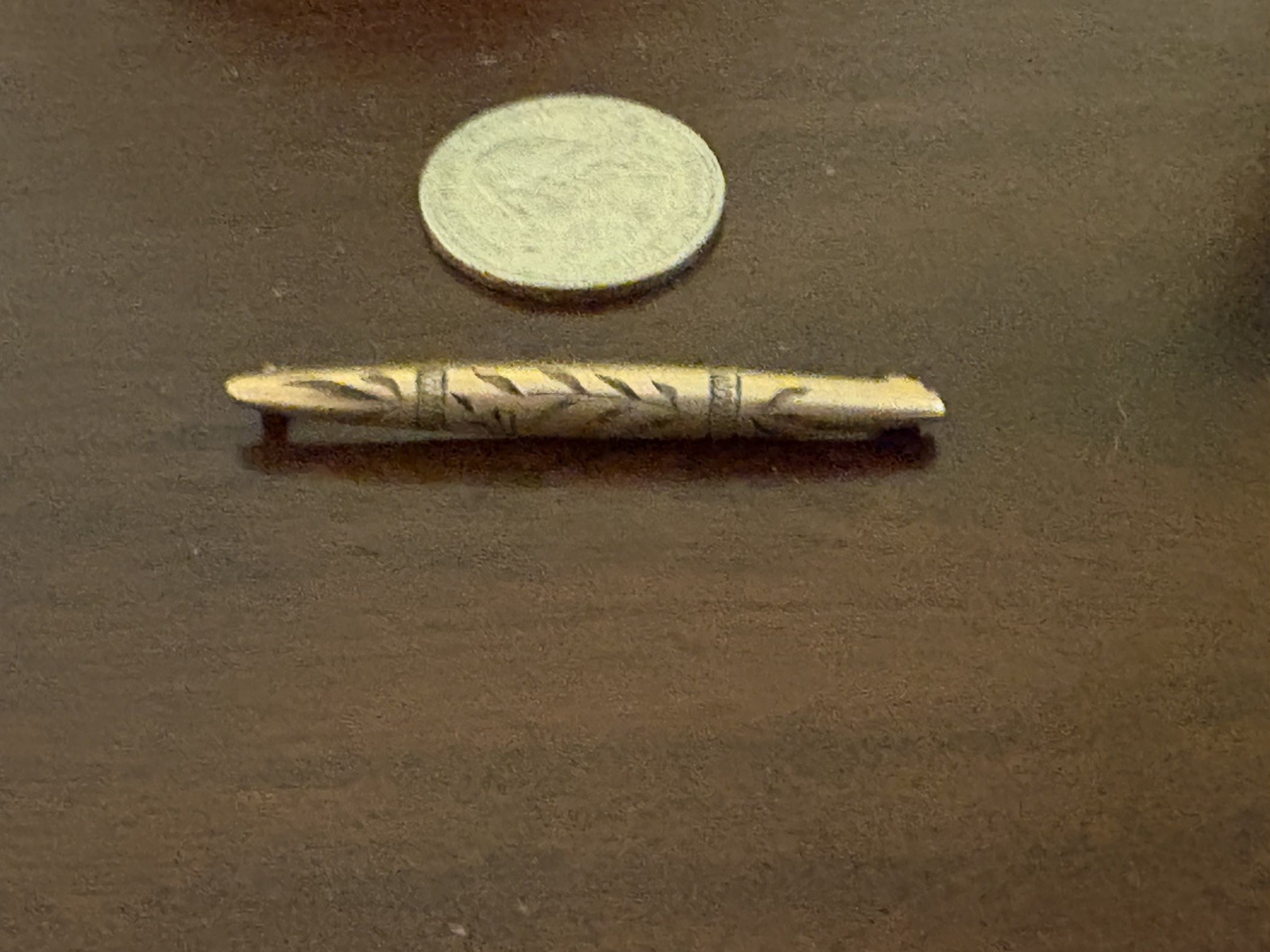 Victorian or Edwardian Gold-Filled Bar Pin
