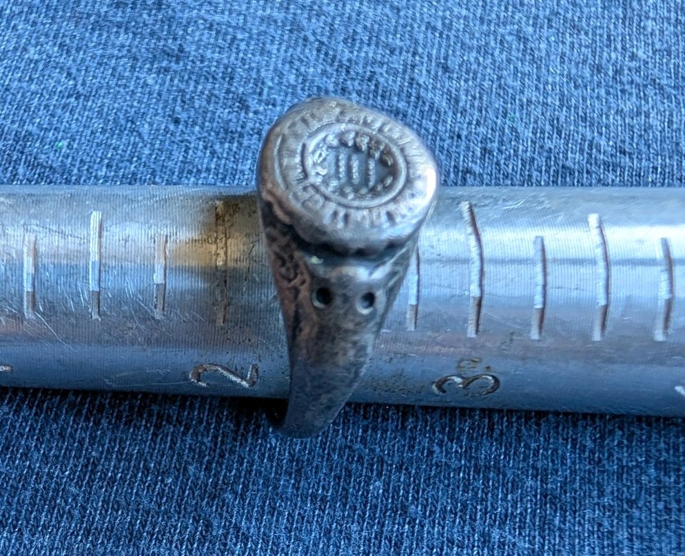 Antique 1916-1940 Mankato Commercial College MN Sterling Silver Honor Ring 7