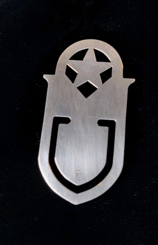Retired James Avery Sterling Silver 925 Bookmark Texas Themed Star ,Bag Box A&M