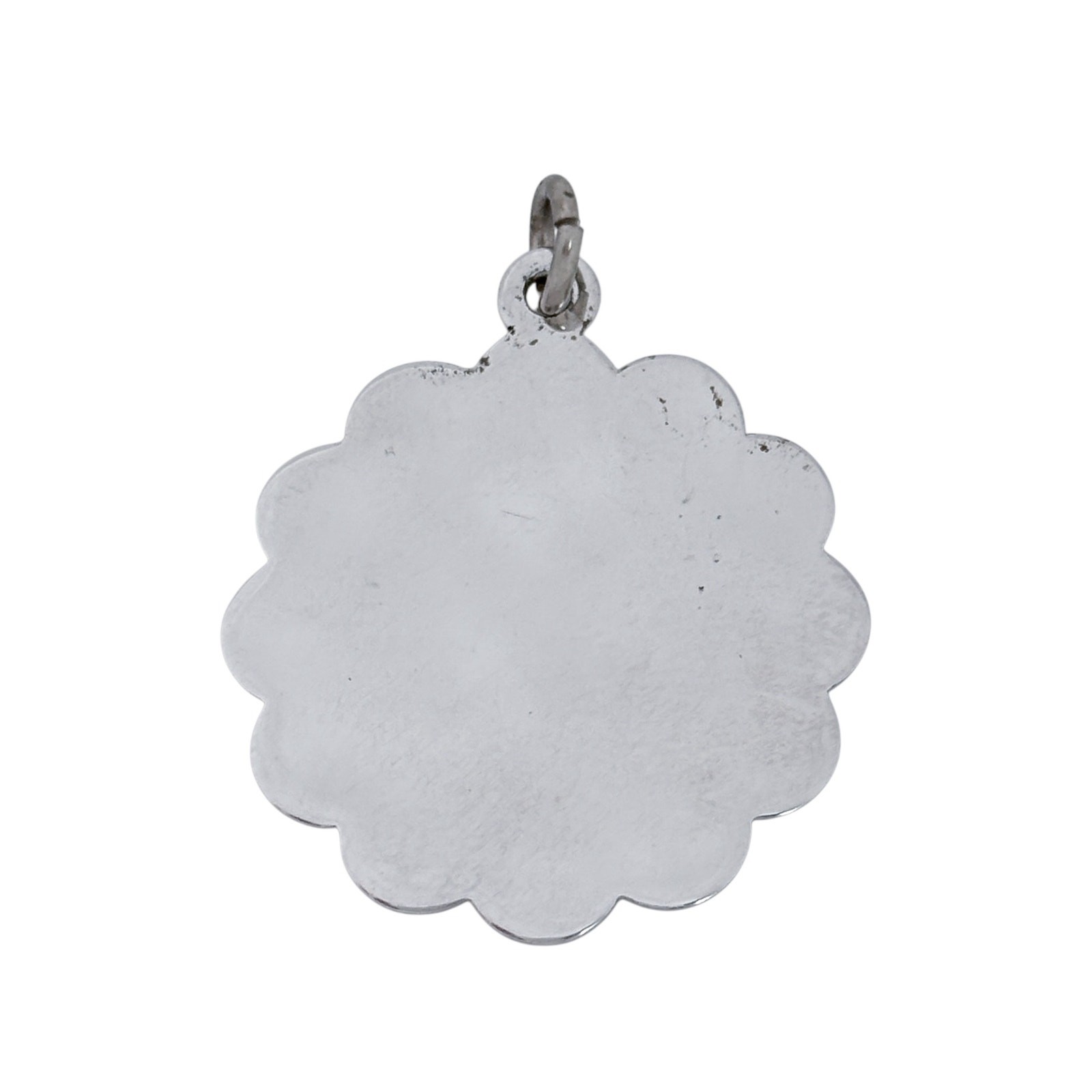 Vintage Silver-Plated Salt Lake City Medal Charm Pendant