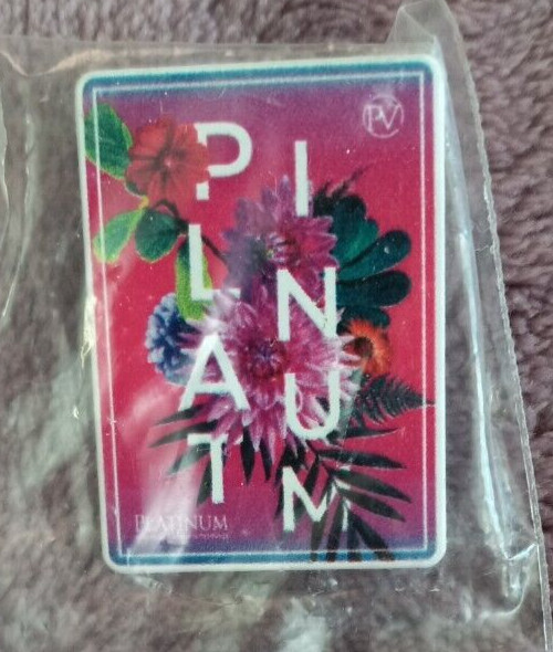 1.25″ Pink Plant Inum Floral Pin