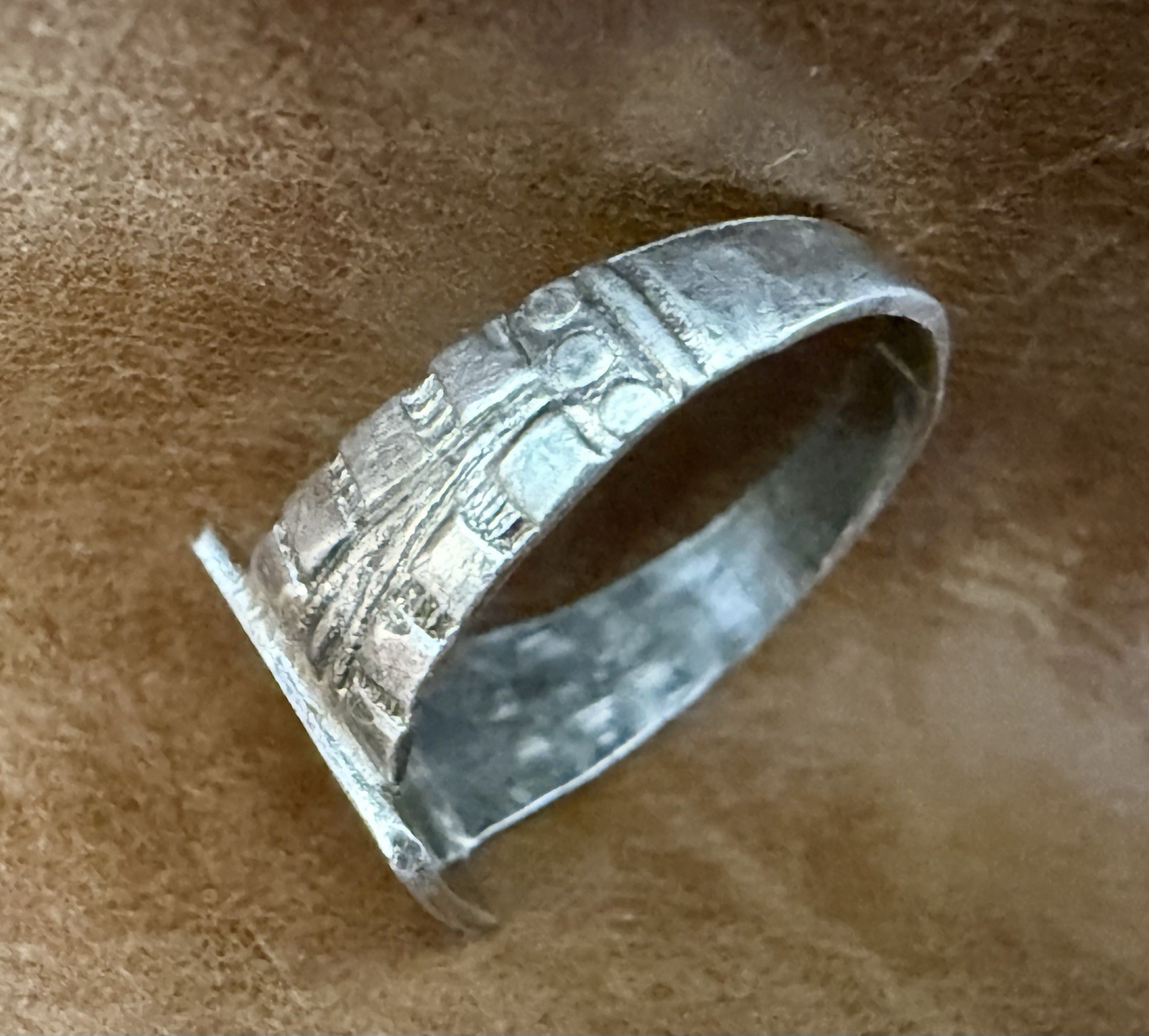 Beautiful Vintage Monogram The Word God اللهً In Arabic Signet Ring Size 7.75