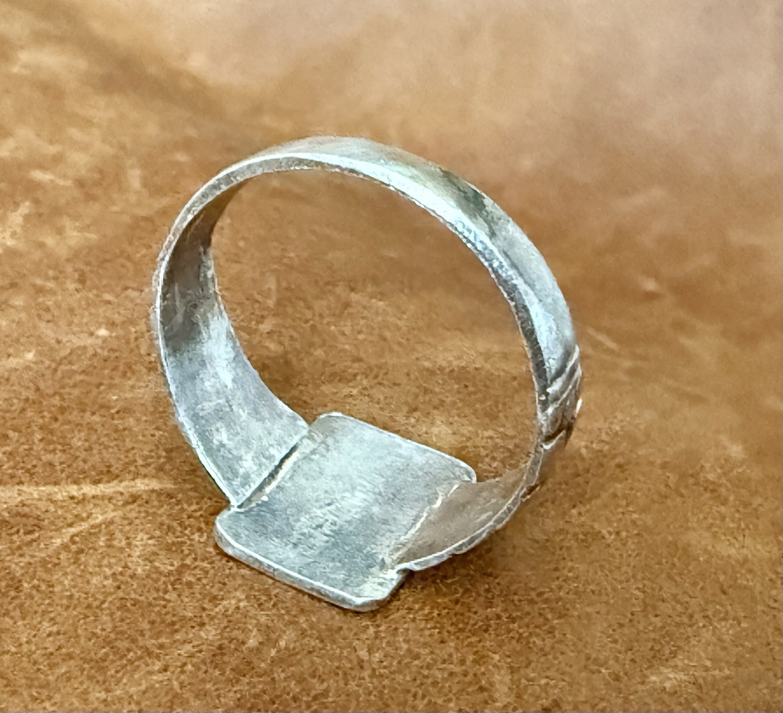Beautiful Vintage Monogram The Word God اللهً In Arabic Signet Ring Size 7.75