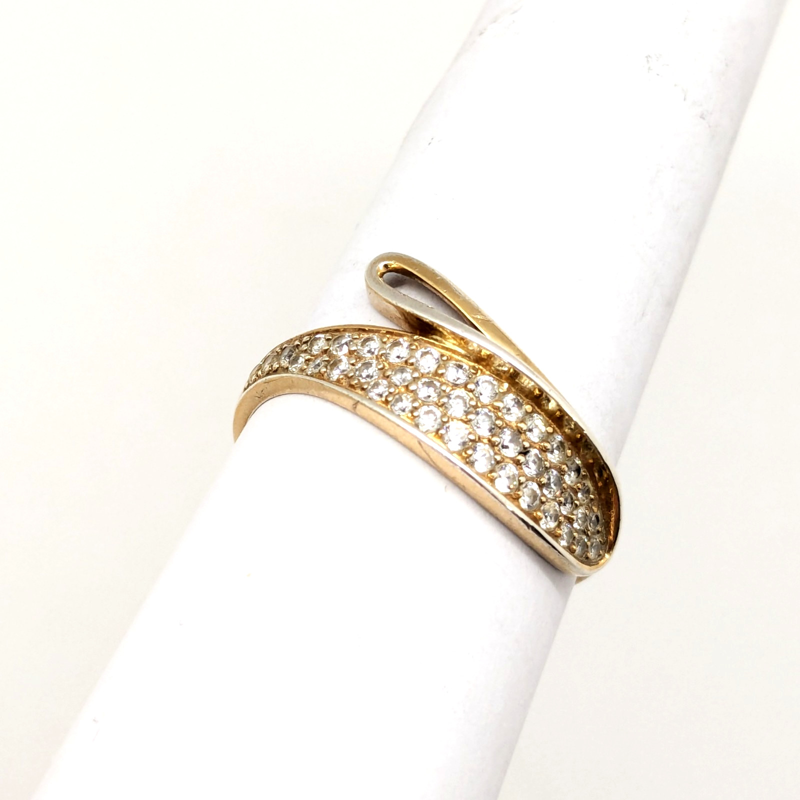 Vintage Elegant RING Silver 925 with Chic Inserts -size: 10.25US (19.8mm) | #65