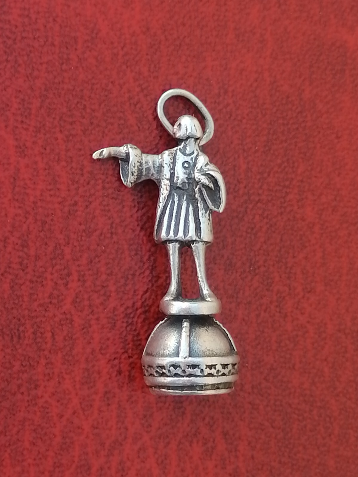 Vintage Sterling Silver 925 Figurine Statue Pendant Luxury Gift Ideas