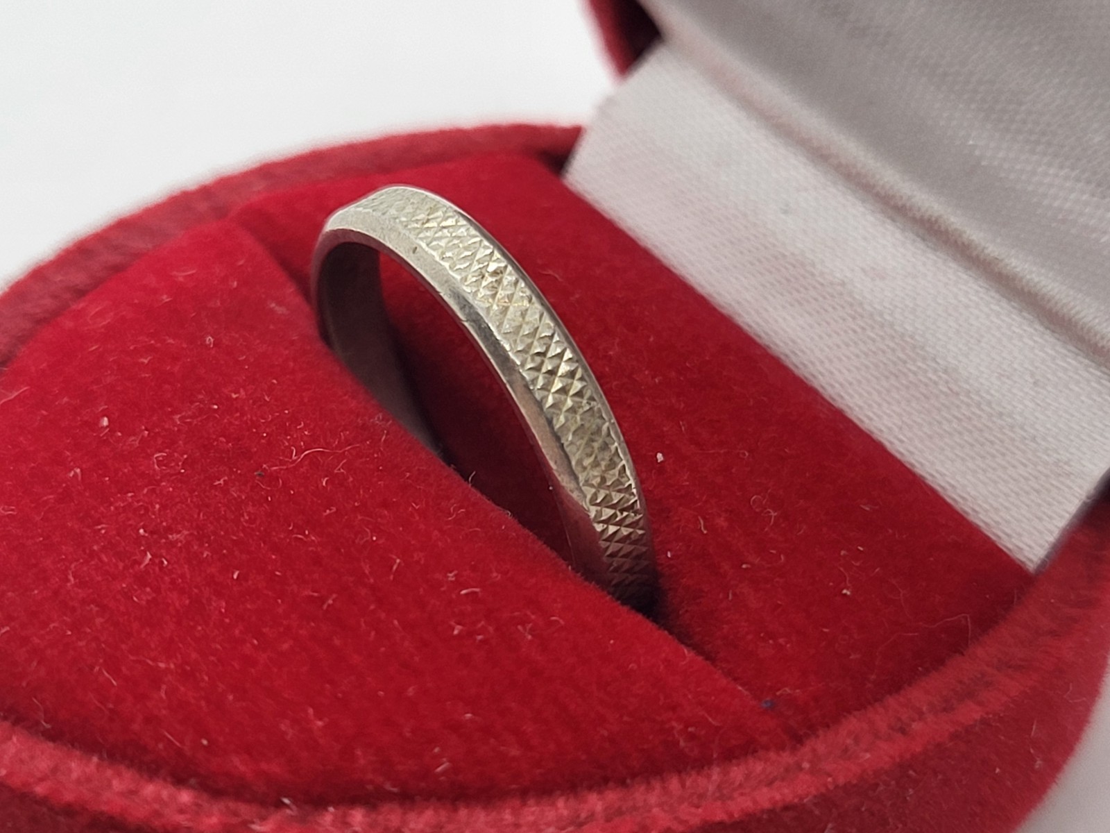 Vintage Soviet ring faceted 925 silver USSR ideal gentle gift for a girl