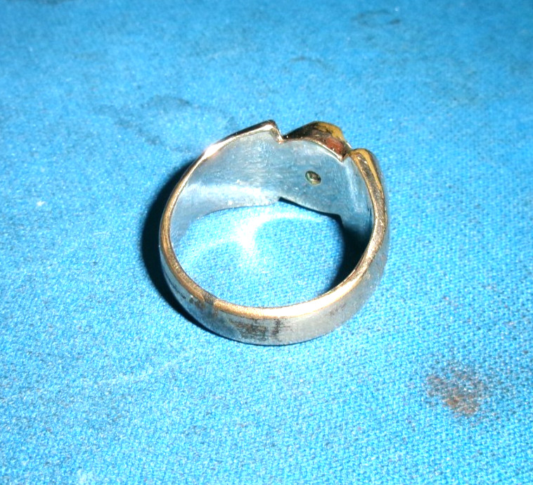 ROLLED GOLD MENS RING SIZE 11.25 A2