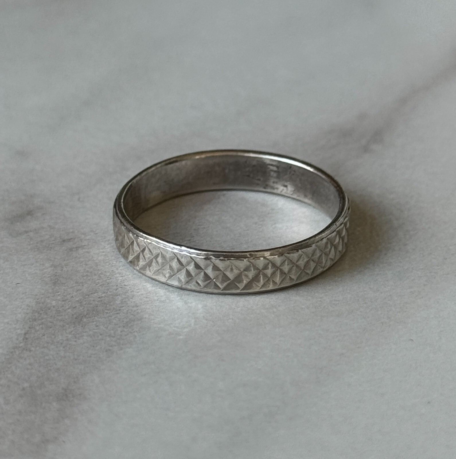 Soviet Women’s Silver Ring 925 – USSR Vintage Size 8.25 / 18.5
