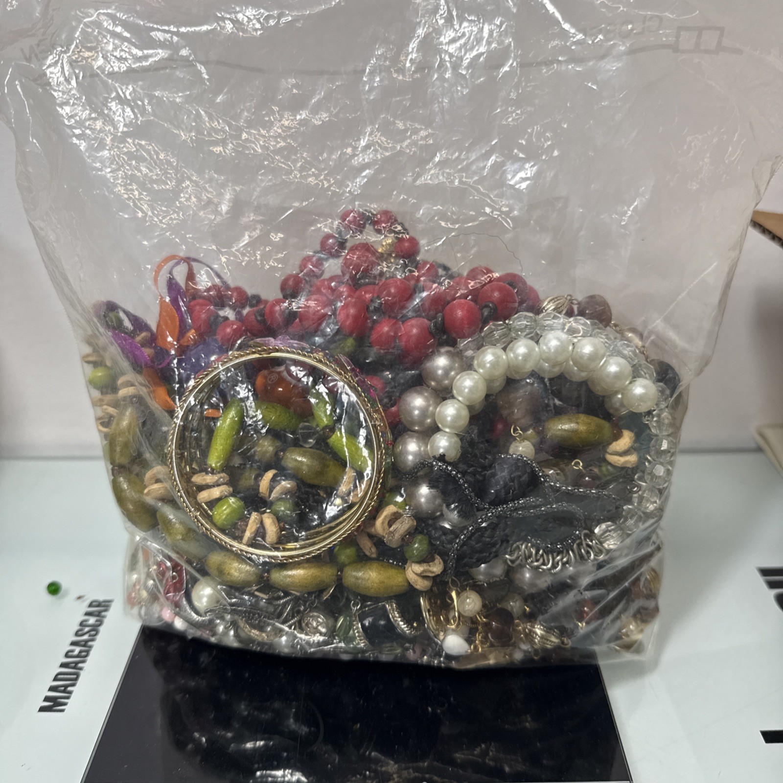 3+ lbs VTG to NOW CRAFT JUNK SCRAP BROKEN Jewelry Lot Harvest Repurpose Salvage