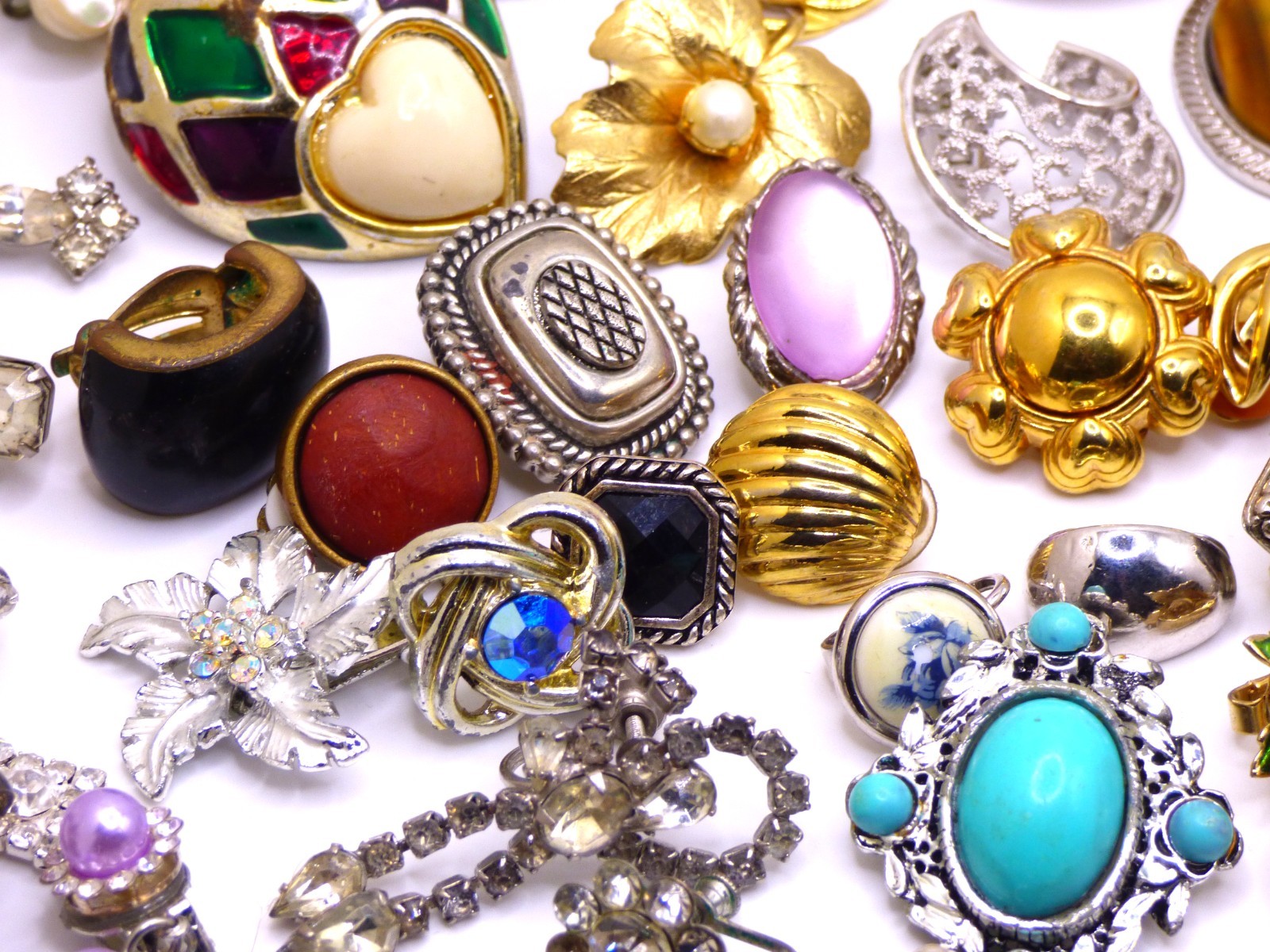 🌷 Vintage Lot of Over 85 Single 1.7 lb Lots of Signed~CINER + Clip On Earrings