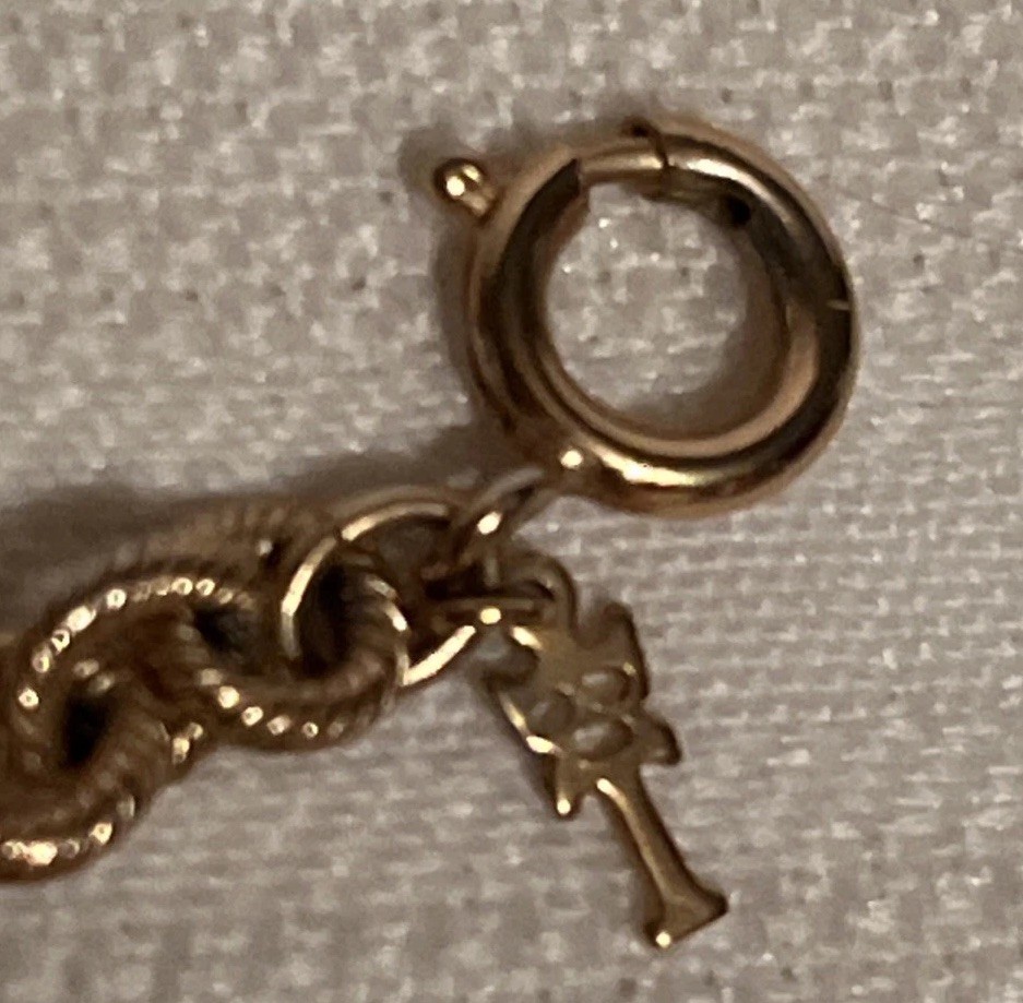 Vintage 1950s Coin Charm Bracelet Napoleon Coins Vasco Nunez de Balboa Coins 8″