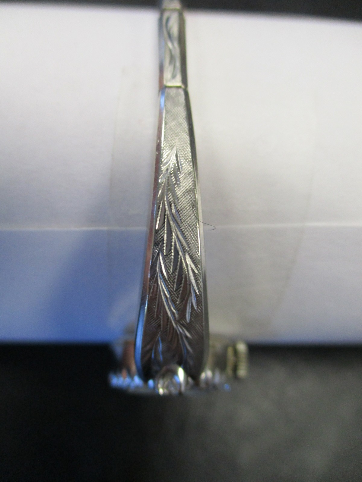 VINTAGE WYLER INCAFLEX LADIES 14K WHITE GOLD & DIAMONDS WRISTWATCH