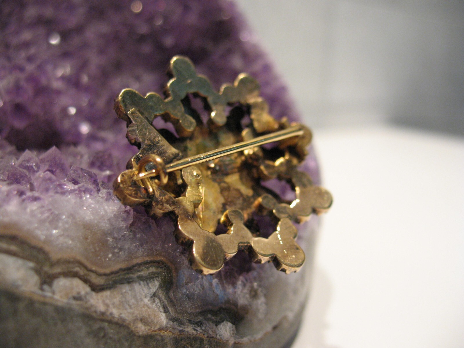 Victorian 1890’s Garnet Star Pin/Brooch