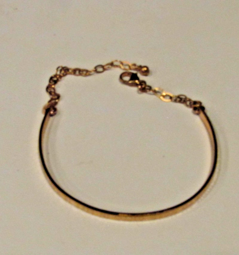 VTG Childs 14K 1/20 GF bracelet “The best thing to hold onto is each other”5.75”