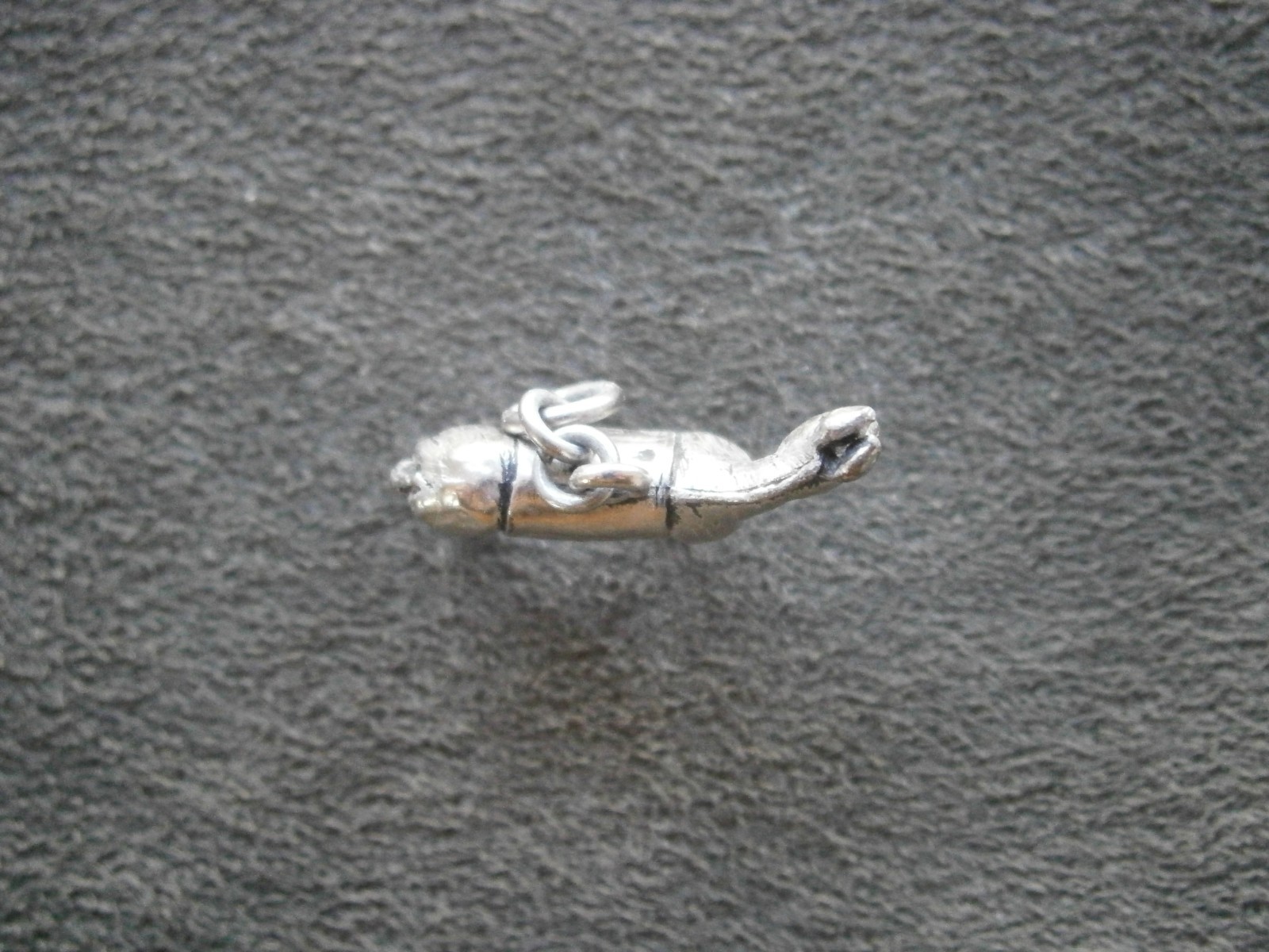 Crest Craft US Army Mule West Point Mascot Vintage Silvertone Charm Pendant 4.4g