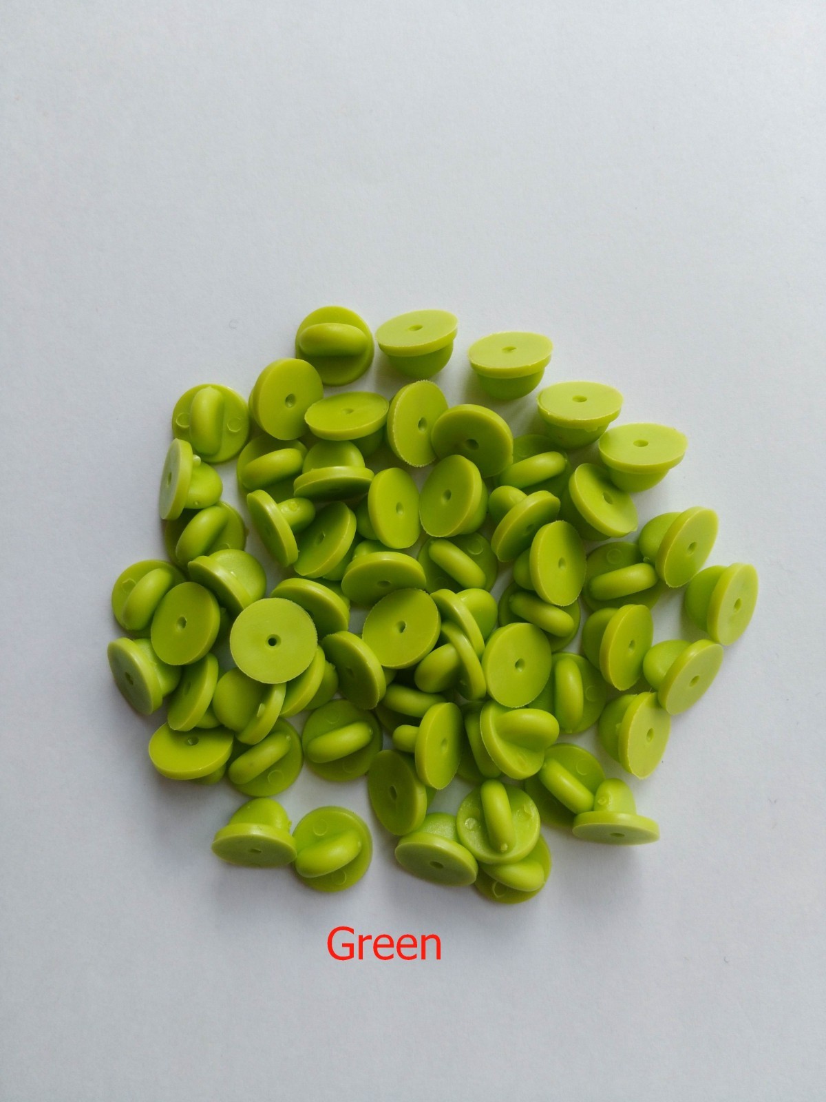 wholesale pvc rubber pin back clasp clutch hold for lapel enamel badge military