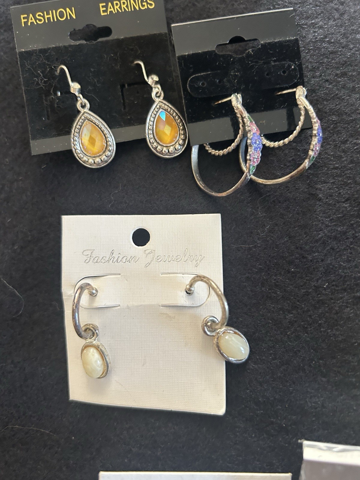 Lot Of 32 Assorted Pairs Mostly Vintage Earrings For Pierced Ears