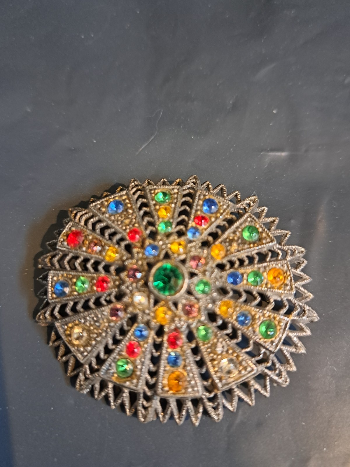Vintage LITTLE NEMO Large Brooch 1940s Signed LN/25 Pin