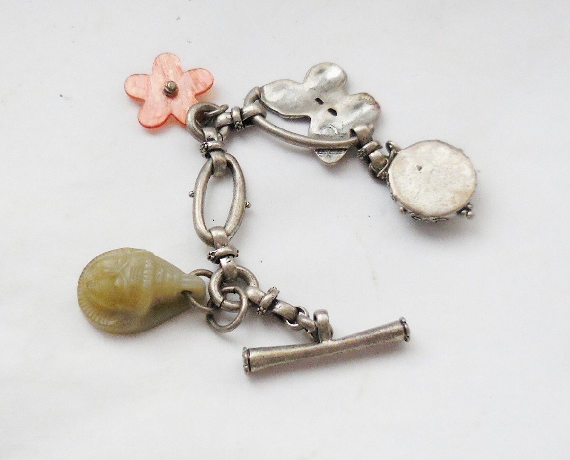 VINTAGE LUCKY BRAND CHAIN WITH CHARMS BEAUTIFUL DESIGN