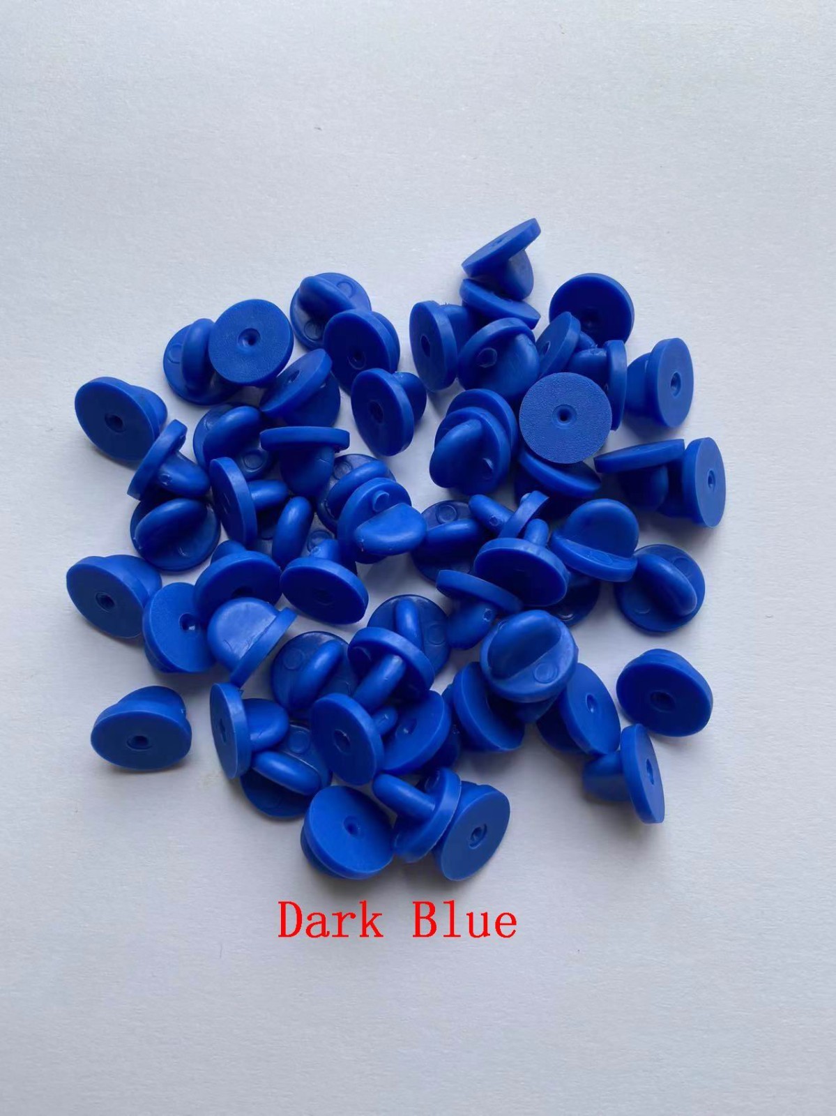 wholesale pvc rubber pin back clasp clutch hold for lapel enamel badge military