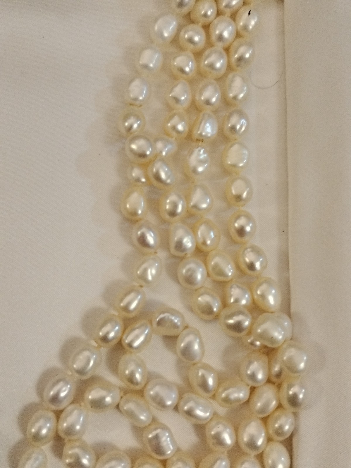 Baroque Freshwater Cultured Pearls 86 Inches Vintage