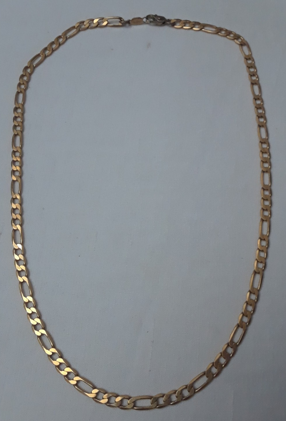Vintage Lot of 2 Gold-Tone Stackable Flat Chain Necklace 16 – 24 inch