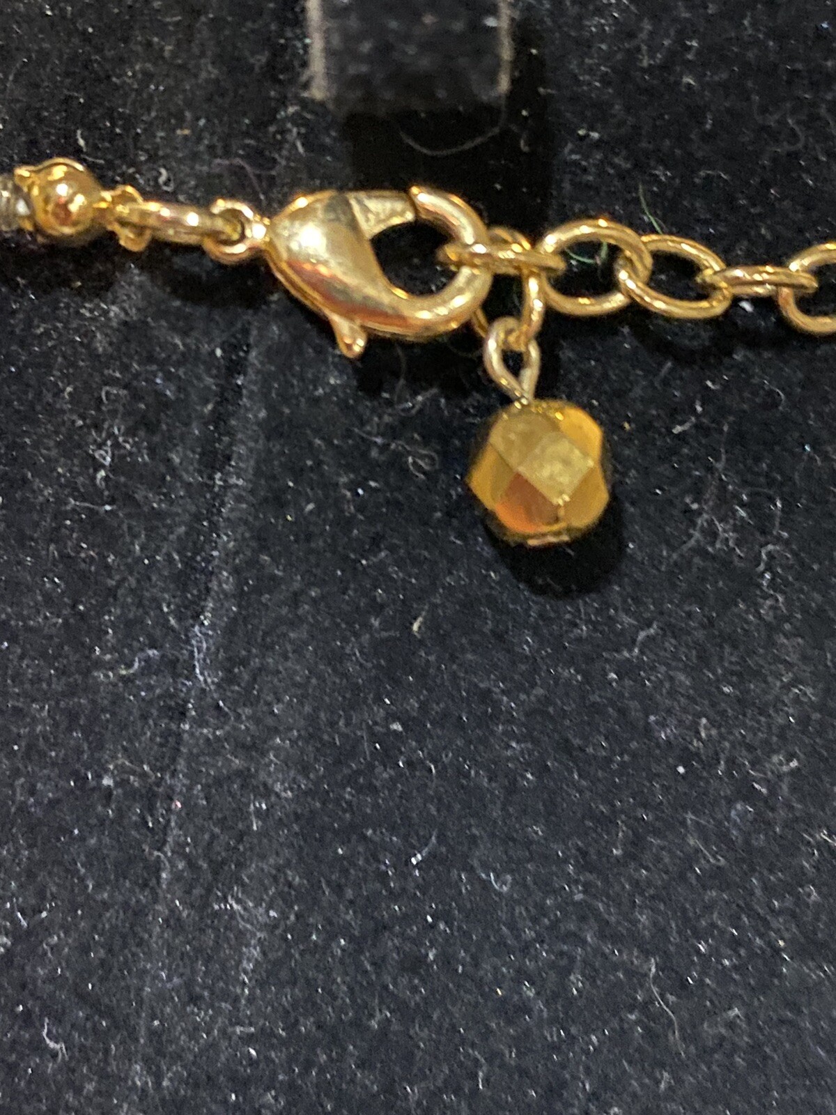 Vintage Pearl With Gold Elements Necklace Gorgeous For Any Occasion