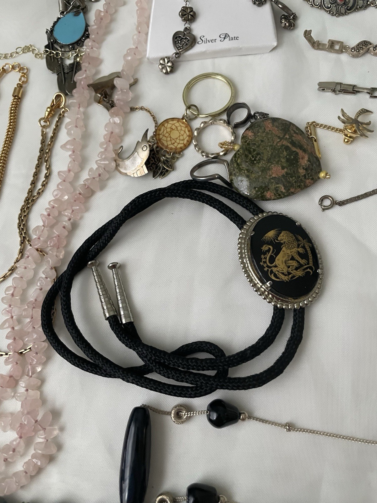 Vintage Jewelry Lot with Various Styles Necklaces/ Earrings/bracelets/ Others