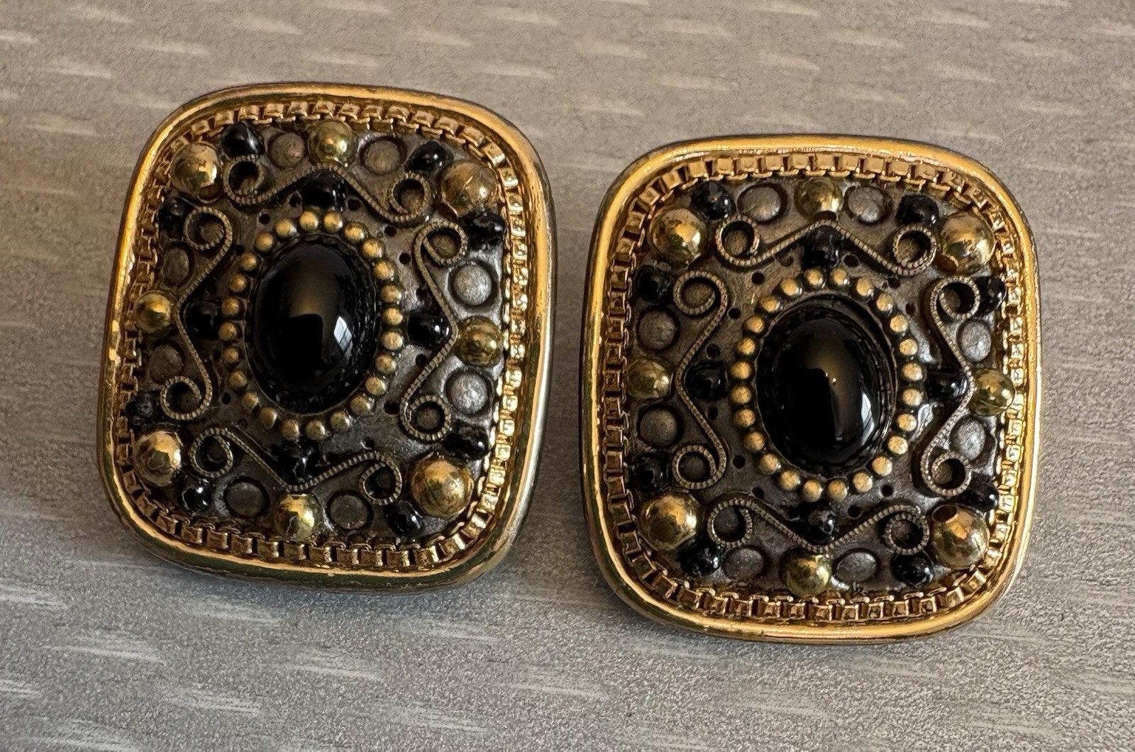 Vintage Designer Clip Earring LOT 5 Pair Signed Kramer Lisner Coro Golan ODLR