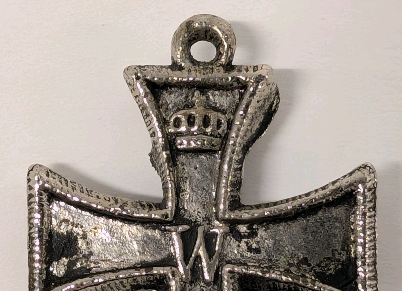 Vintage 1960s Ed “Big Daddy” Roth Surfer Maltese Iron Cross Pendant