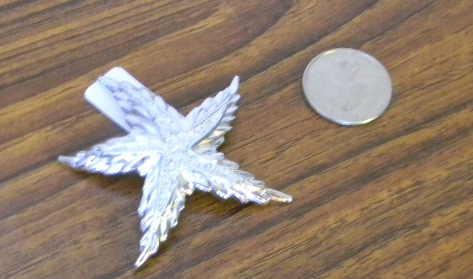 Brooch Silver-Tone Rhinestone Starfish Sea Creatures – A2