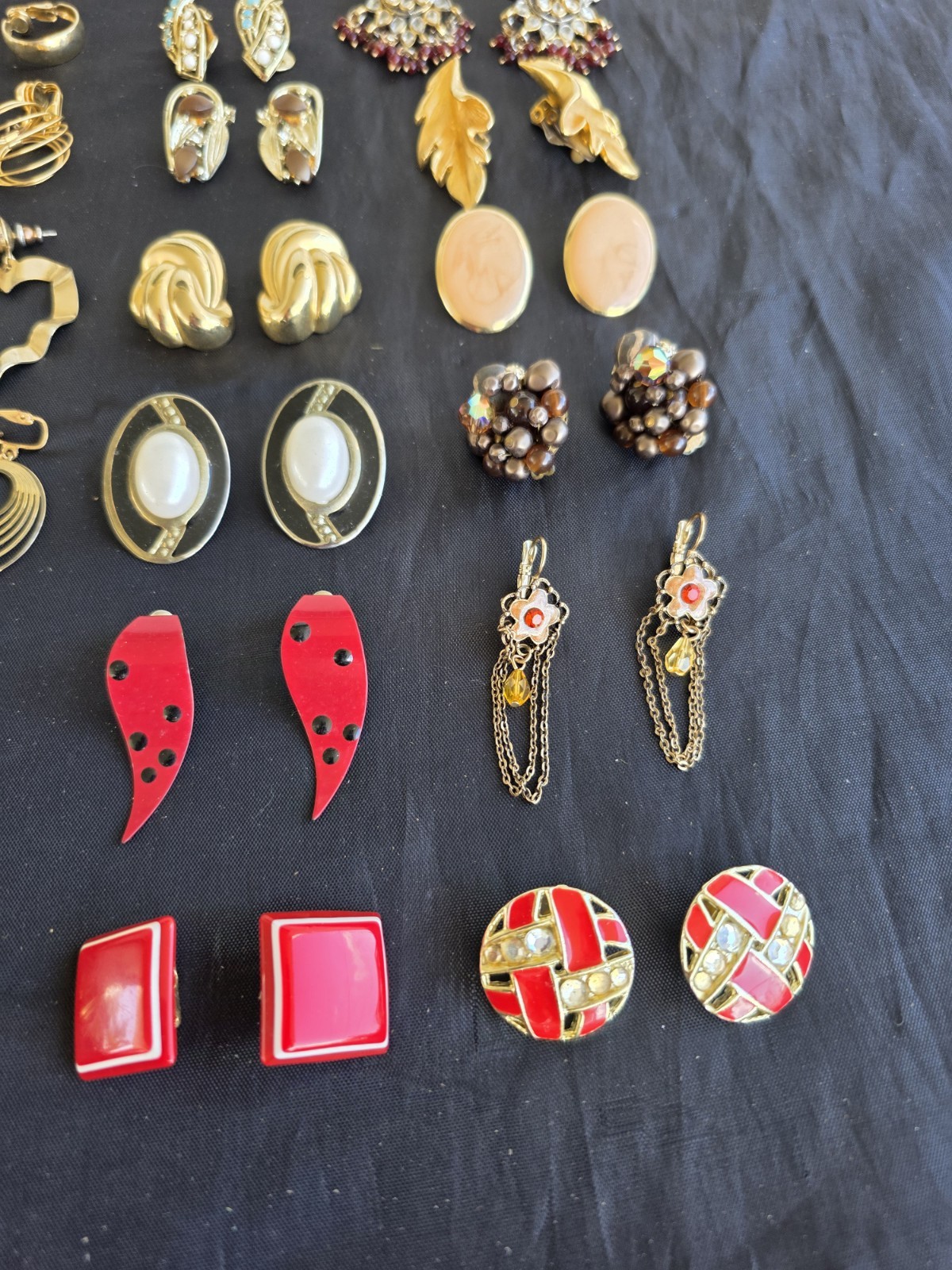 Earrings Lot 60 Pairs All Wearable Vintage Modern Jewelry Lot