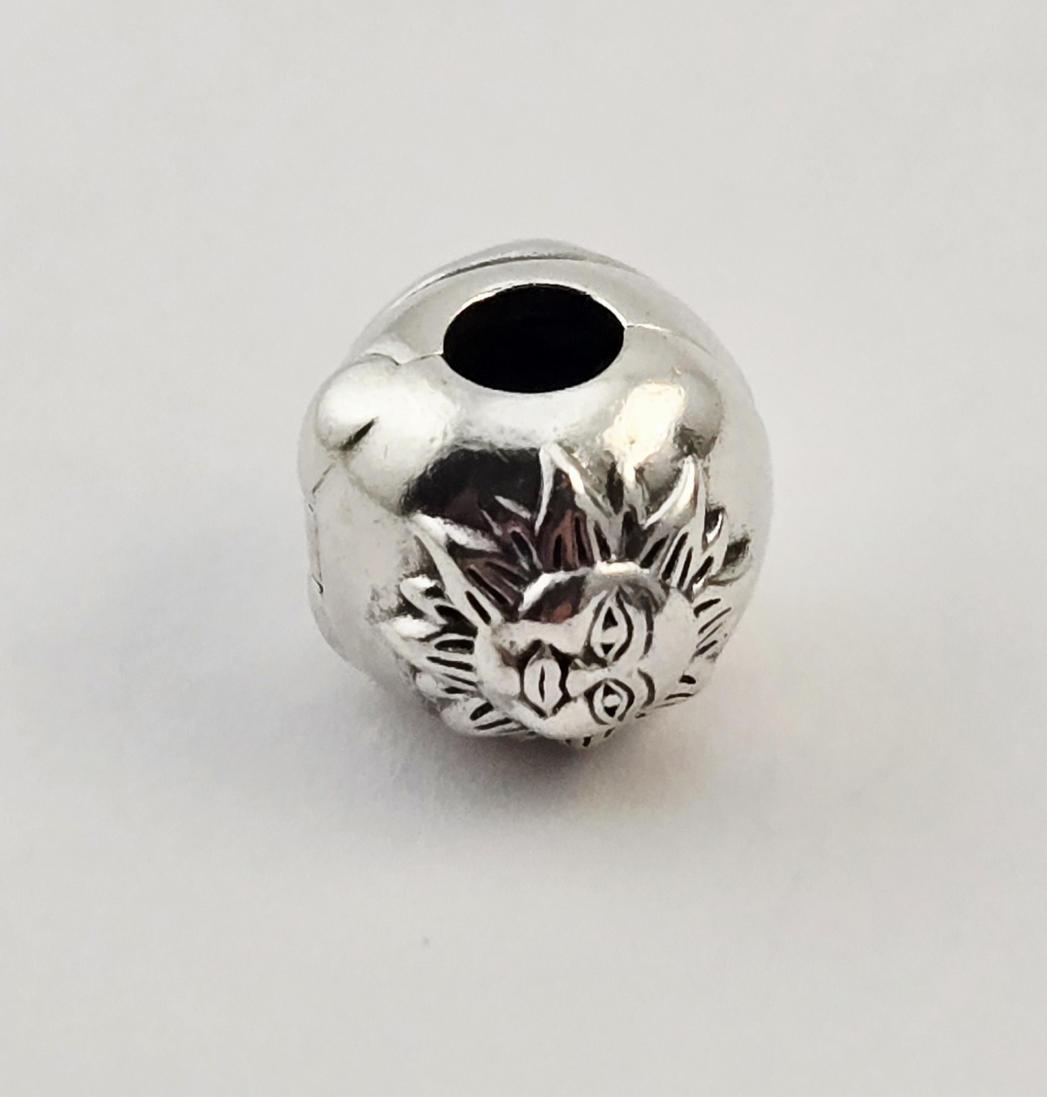 Authentic Pandora Sterling Silver Sun Moon Star Clasp Charm Bead ALE S925 3.0g