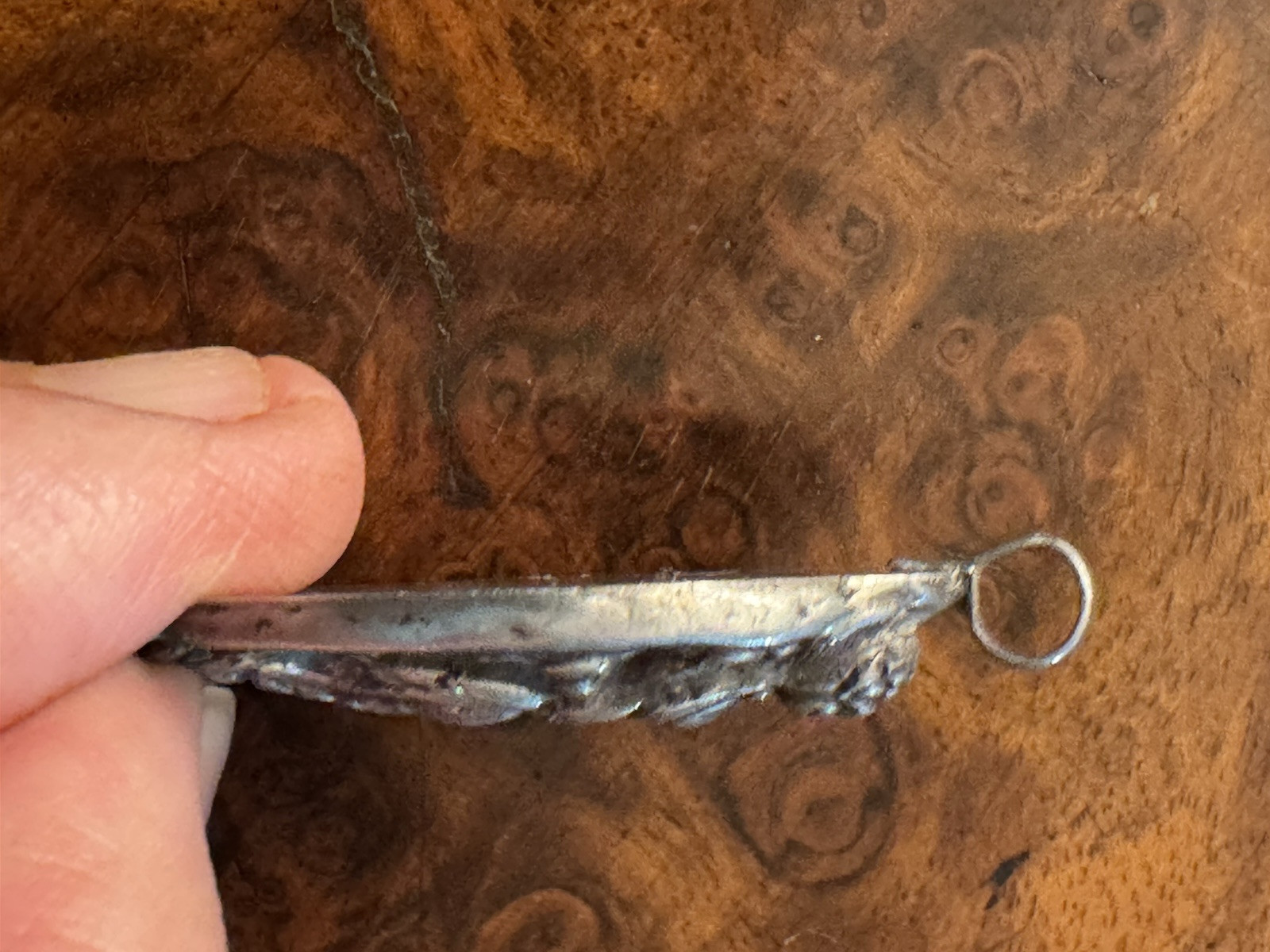 Vintage religion Sterling Silver India Hindu Vishna Shiva Pendant