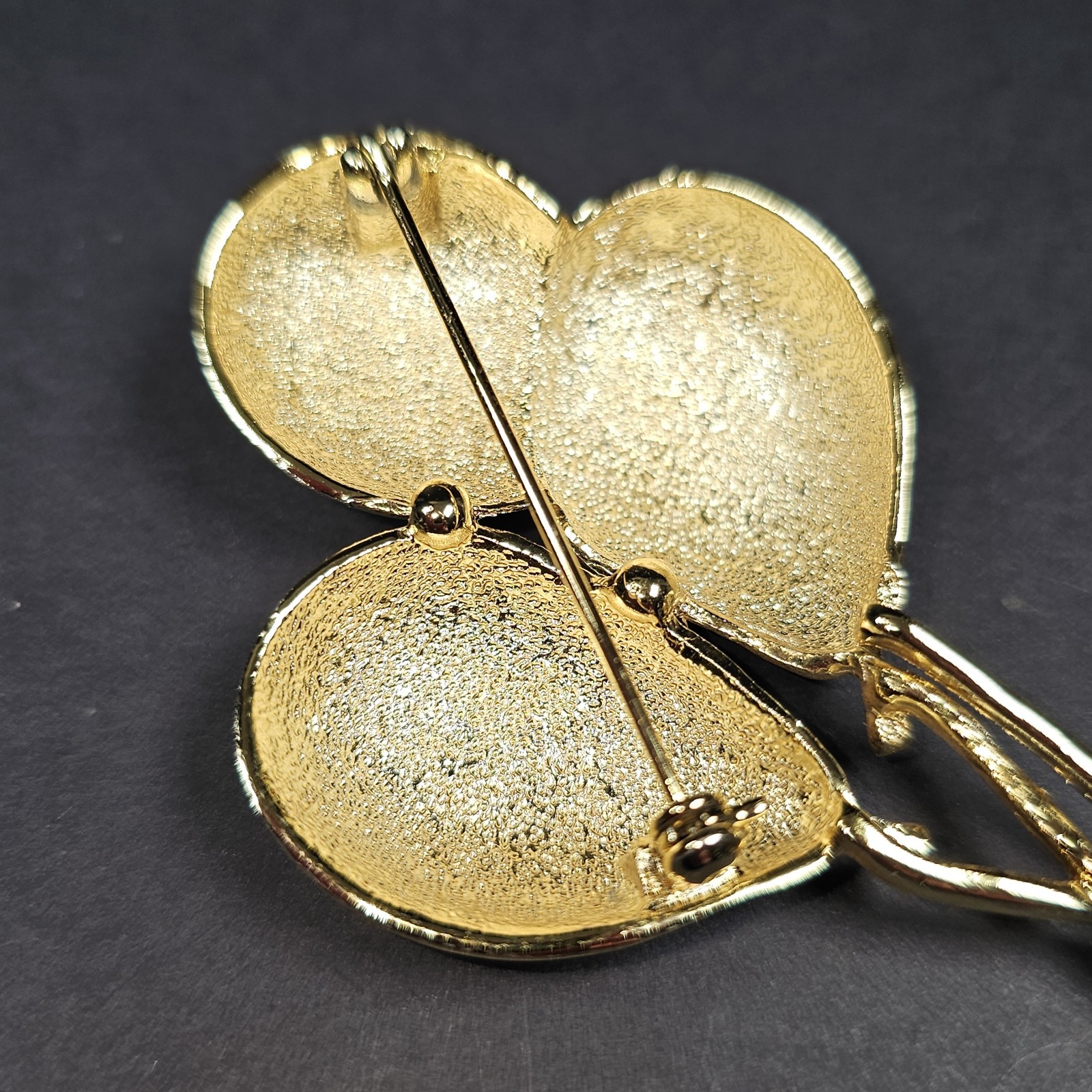 Vintage 10K Gold Plated LARGE BALLOON BROOCH Pin BIRTHDAY ANNIVERSARY RETIREMENT