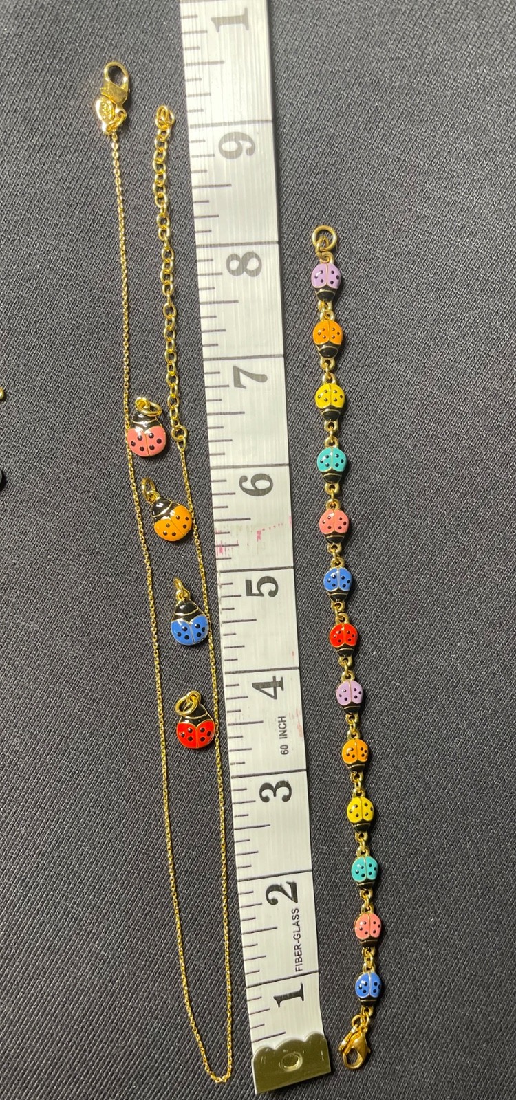 JOAN RIVERS LADYBUG Bracelet, Necklace & Earrings