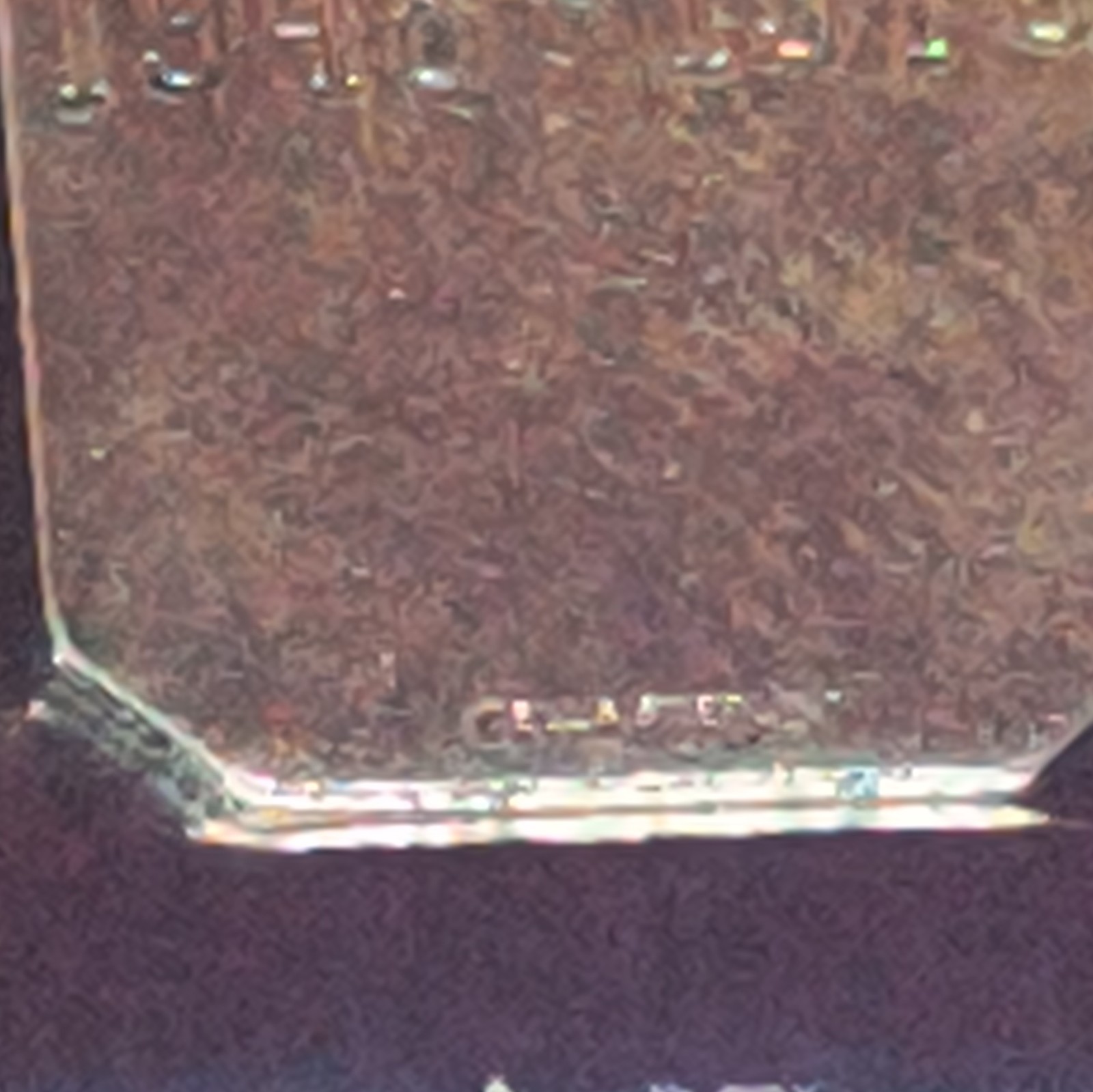 Vintage Engraved 1973 Calendar Grid Rectangle Pendant, Silver Metal No Stone