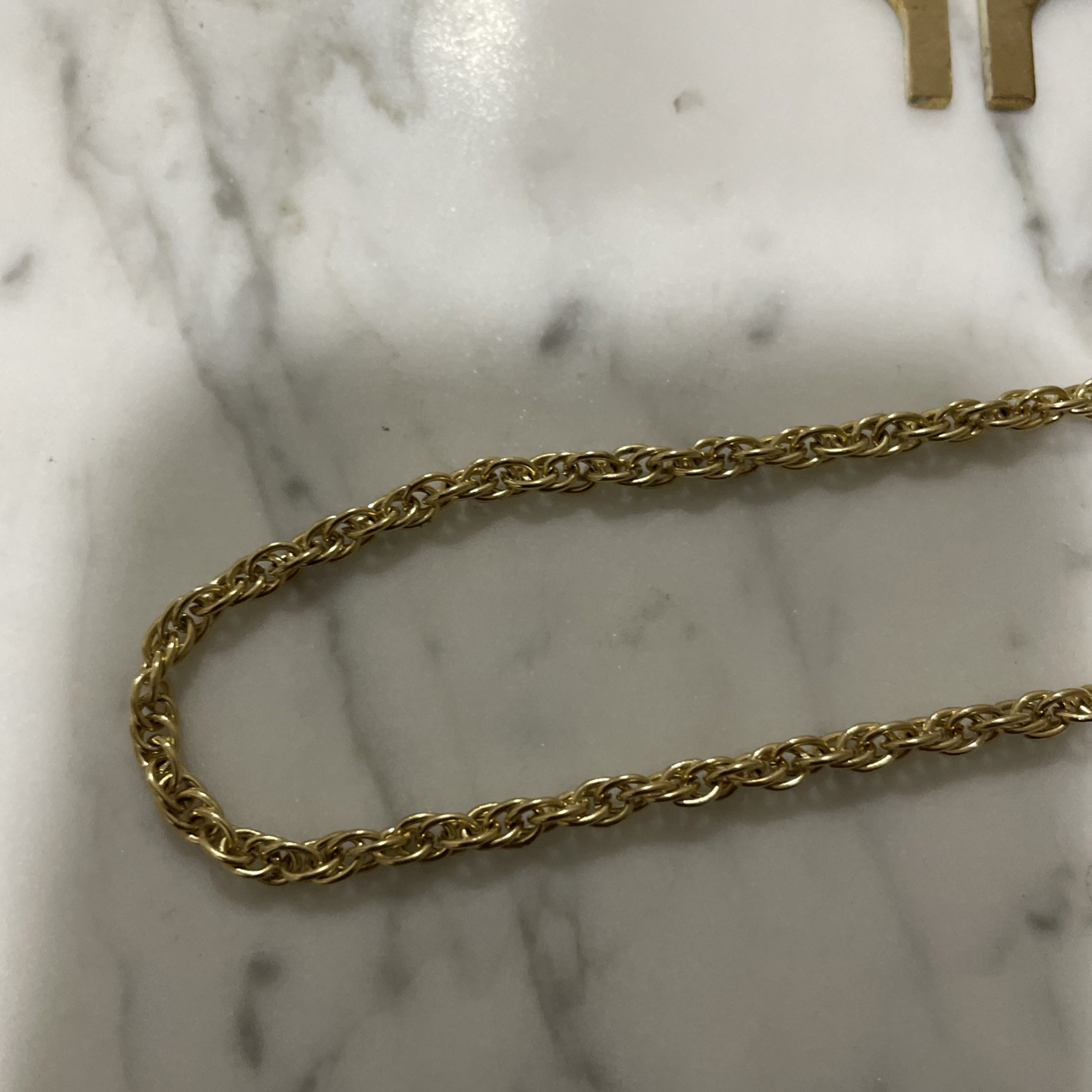 VTG Gold Plate 18” 4mm Rope Chain