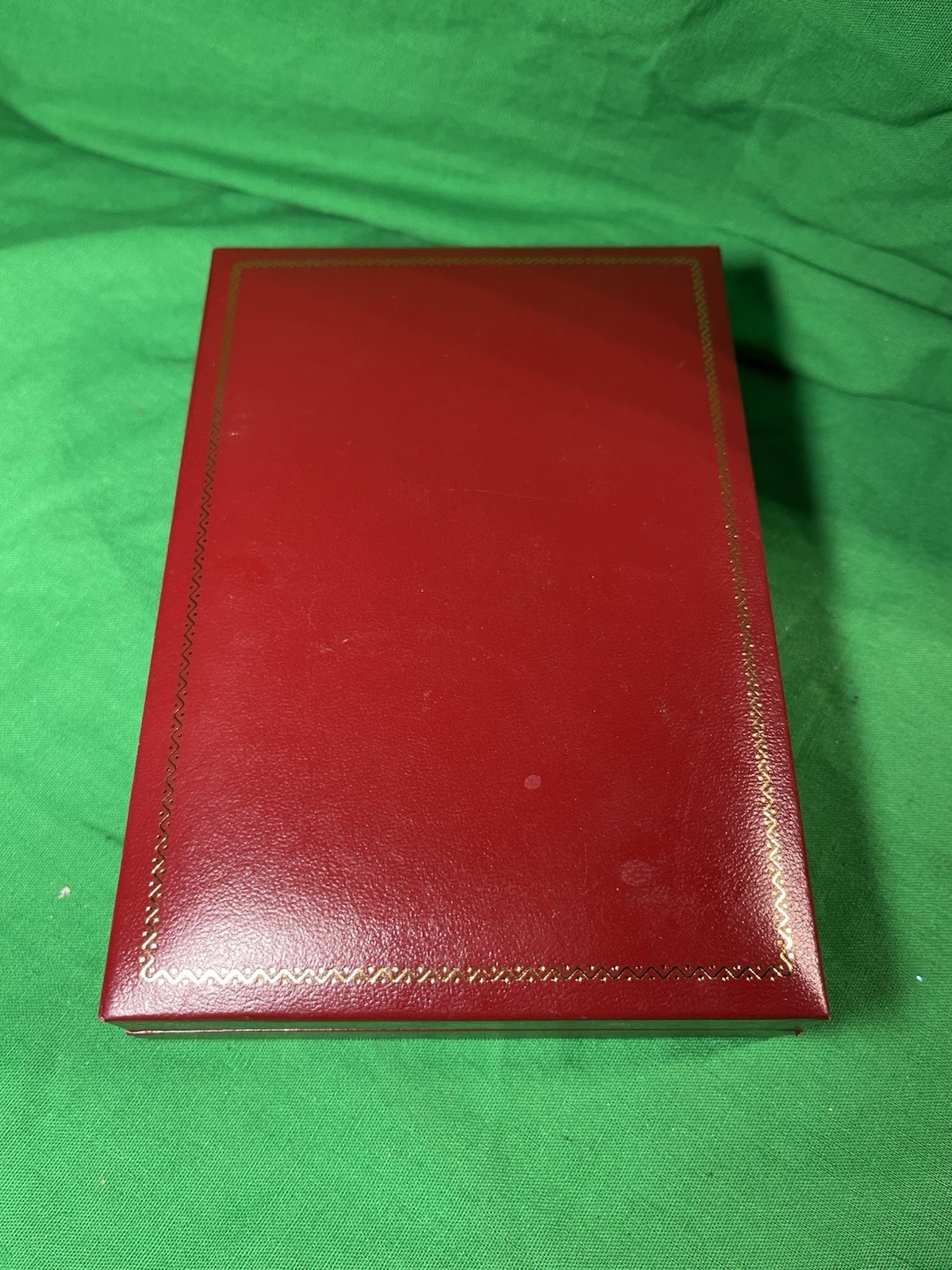 Vintage Givenchy 1977 Faux Pearl Necklace w/ Vintage Red Jewelry Box