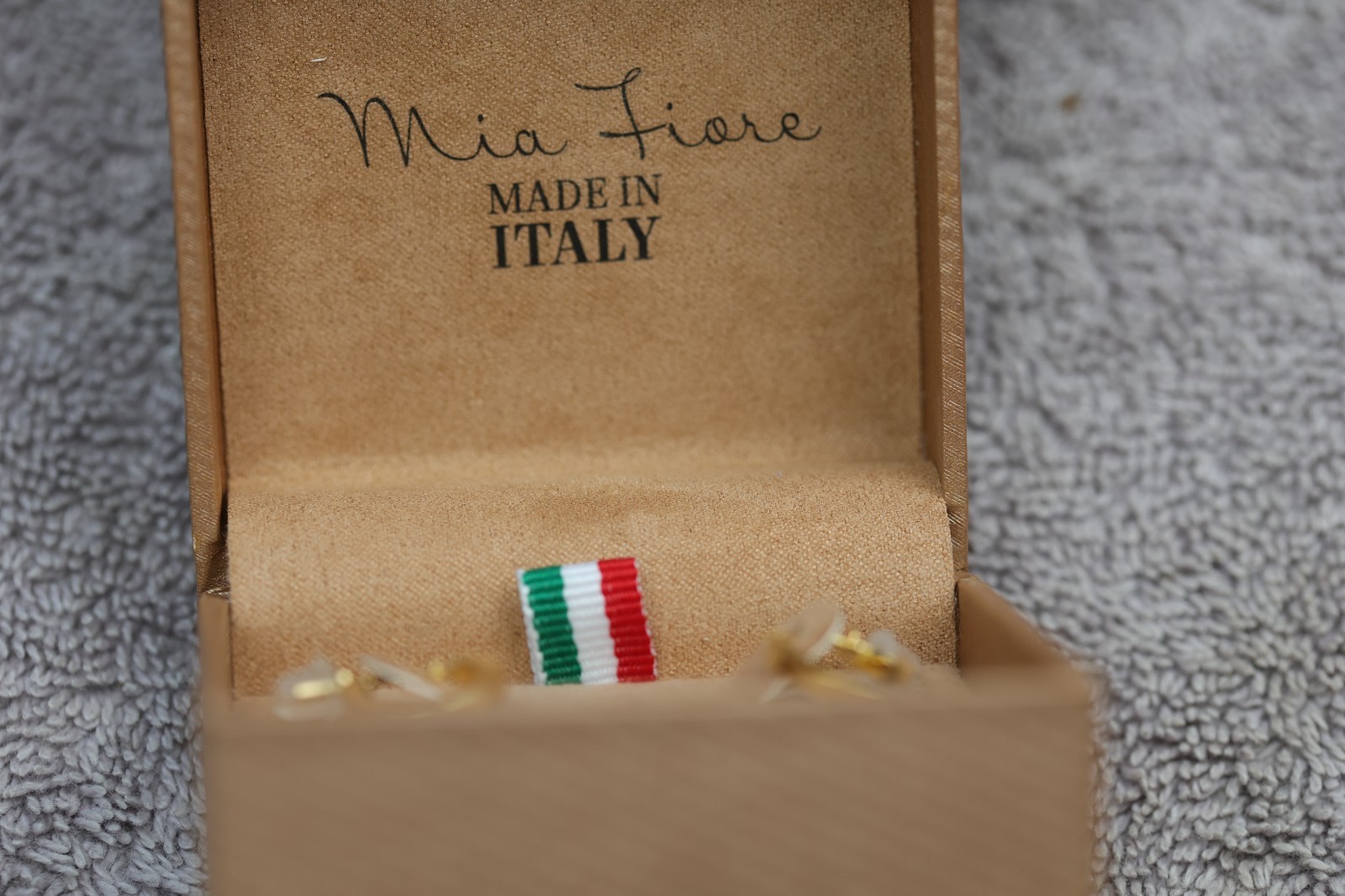 Mia Fiore Small Hoop Earrings 18k Gold Plated over Sterling Silver