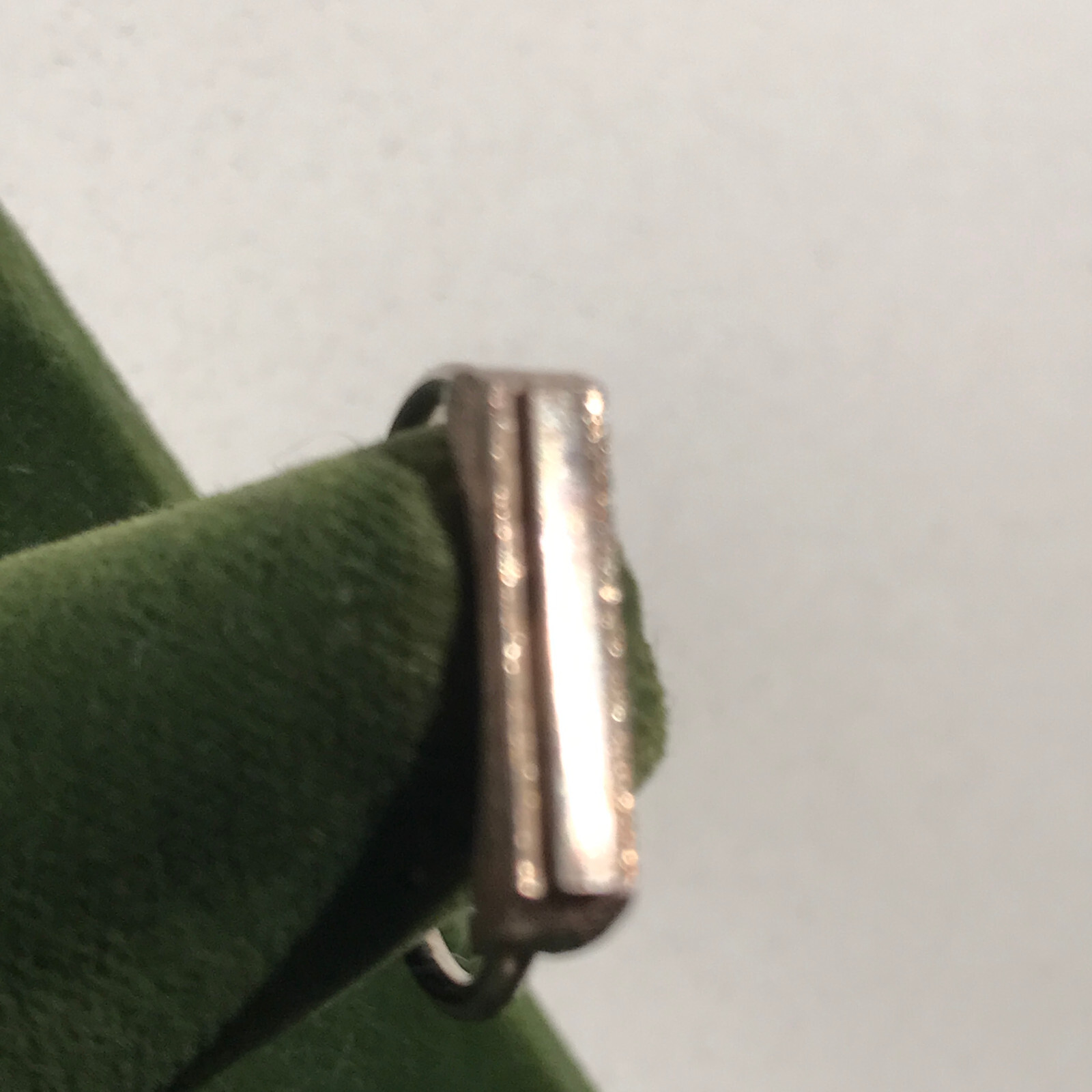 Vintage Sterling Silver Stamped Typebar Monogram “I” Ring Size 6 ADJUSTABLE