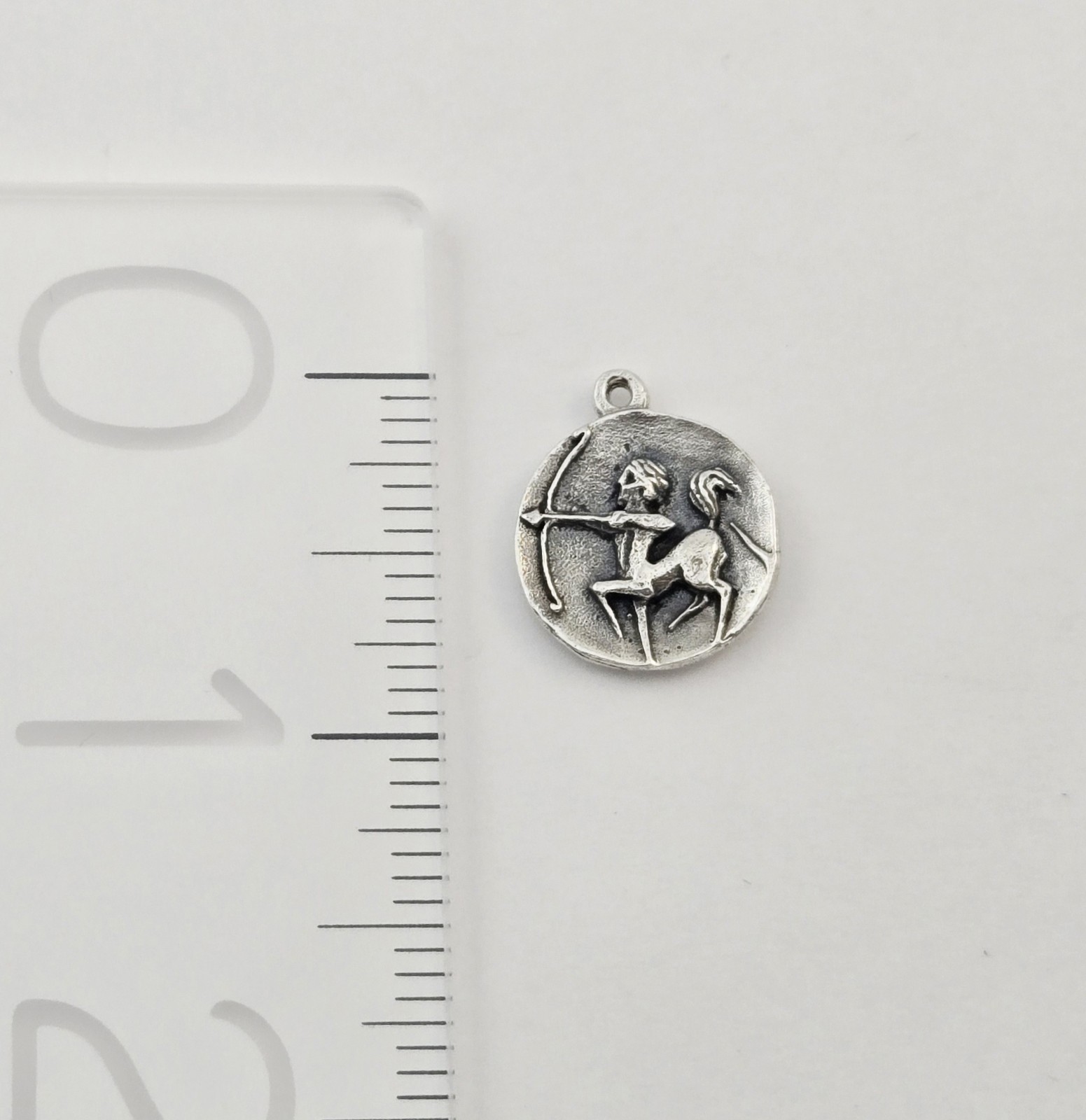 Vintage James Avery Sterling Silver Sagittarius Archer Zodiac Pendant – 3.8g