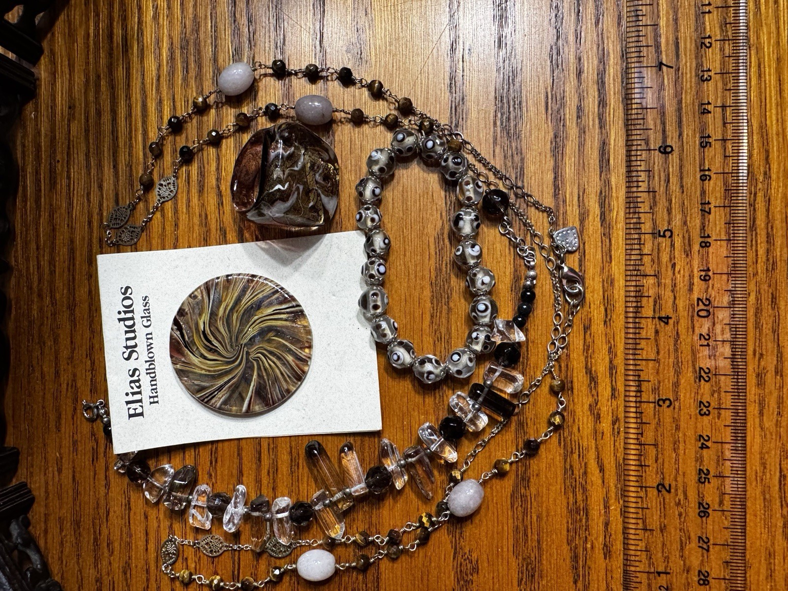 Earth-tone Wearable Costume Jewelry Lot