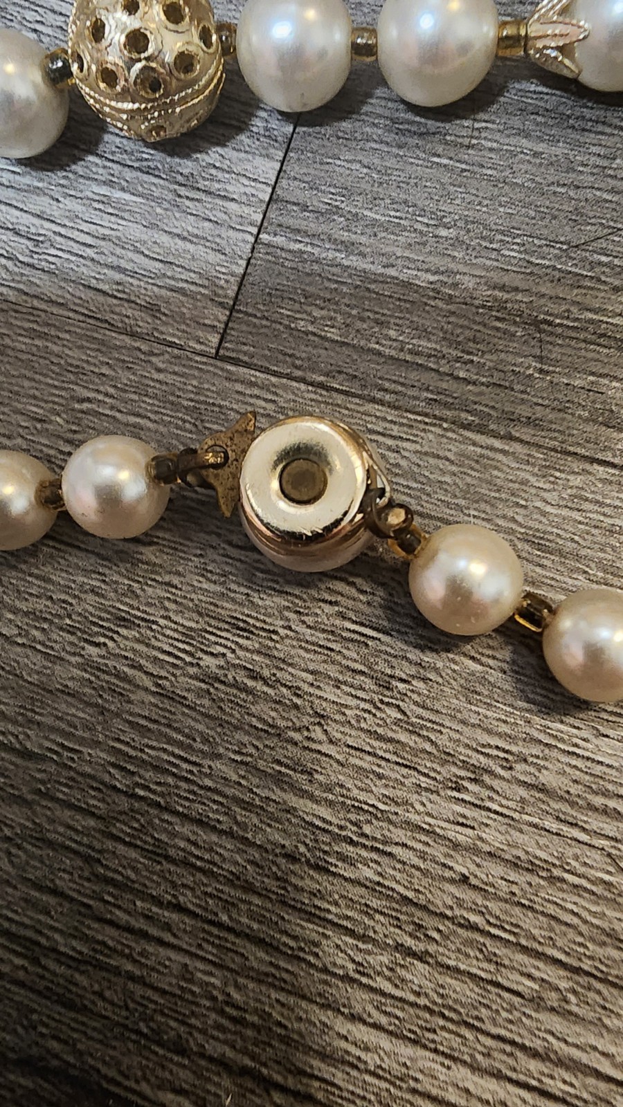 Super Long Japan Beaded Faux Pearl Necklace 53″ Vintage