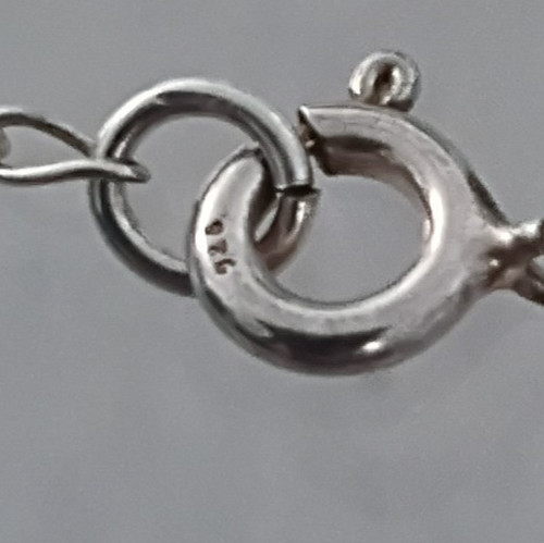 Scottish Pat Cheney/John Ditchfield Woodland Tree Sterling Poured Glass Necklace