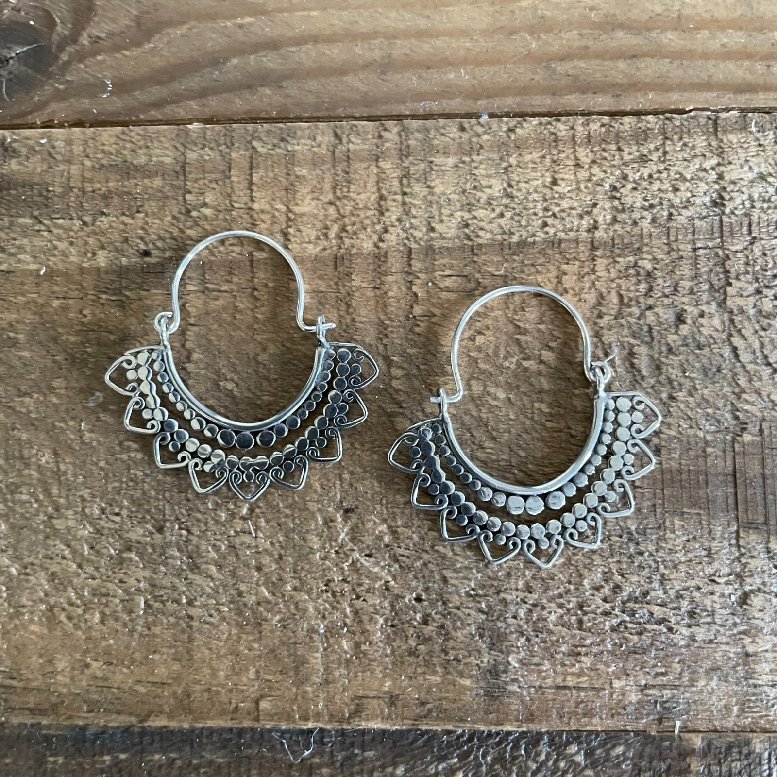 U-Pick Vintage 925 Sterling Silver AURASTELLA Artisan Earrings Bali Boho 110grms